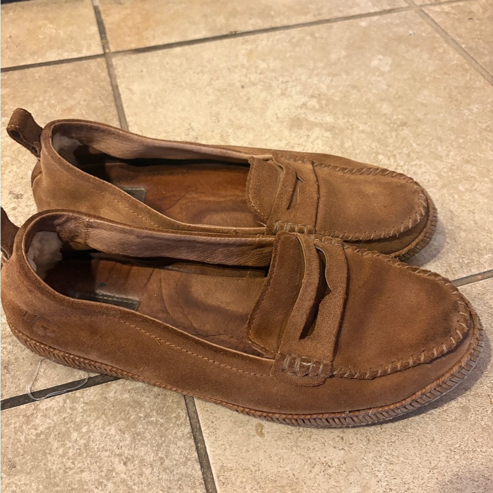 UGG Brown Suede Loafers